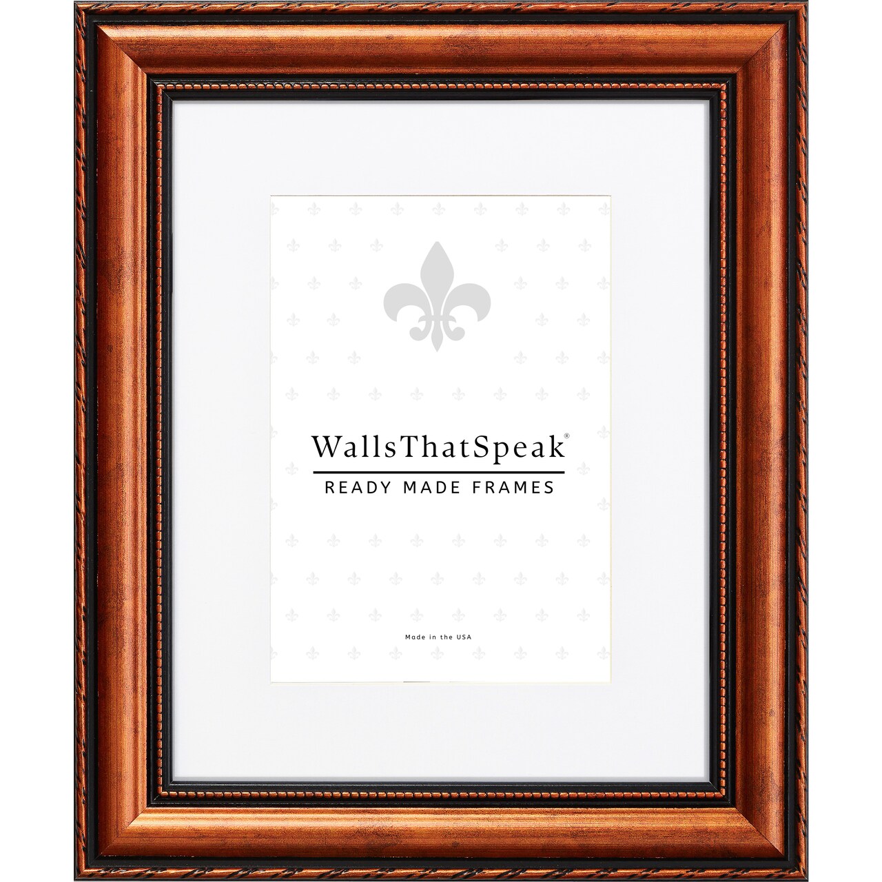 13x19 Matted Picture Frame, Victoria 1.375 Inch Wood Moulding, Wall Display Frame for Art, Posters, or Photos by wallsthatspeak